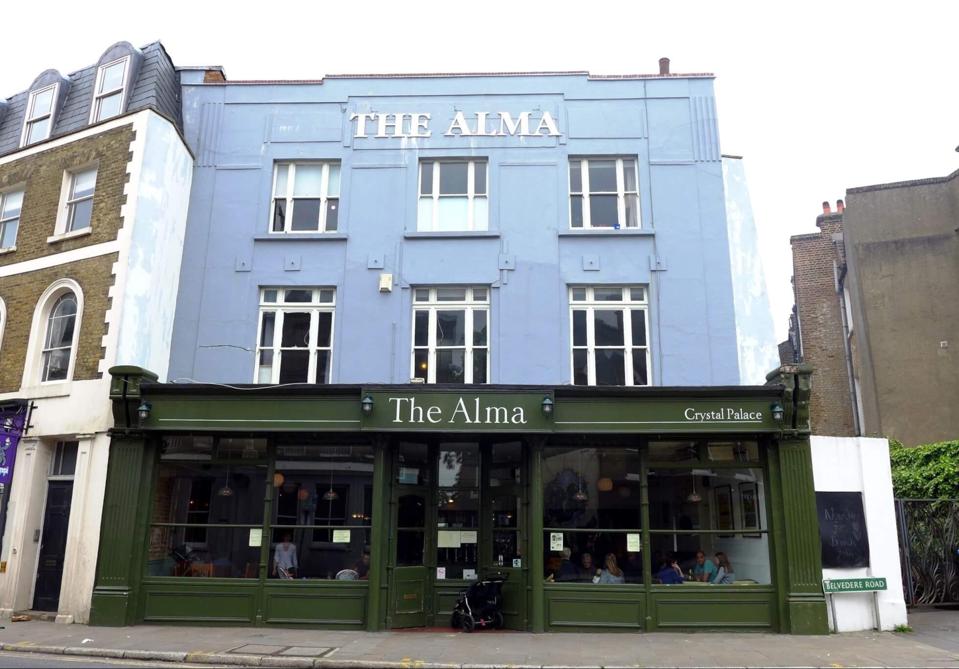 Ewan Munro - Alma, Crystal Palace, SE19
A pub in Crystal Palace, definitely attractive to the families.